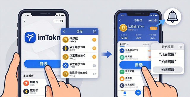 如何用imToken查看幣價(jià)？手把手教你看行情K線設(shè)置提醒