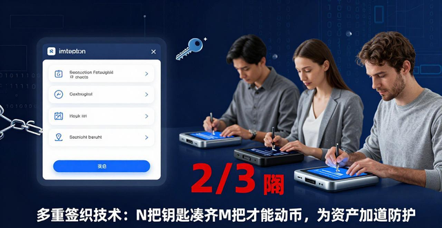 多重簽名技術(shù)：N把鑰匙湊齊M把才能動(dòng)幣，為資產(chǎn)加道防護(hù)